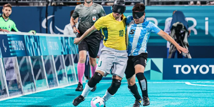 Brasil fica fora da final do futebol de cegos nas Paralimpíadas pela primeira vez
