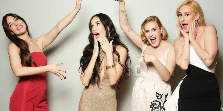 Demi Moore mostra bastidores de festa pré-Oscar; veja vídeo