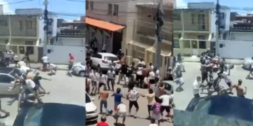 Vídeo: briga entre torcidas do Ceará e do Fortaleza termina com 10 presos