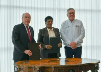 Chefes da diplomacia são-tomense e brasileira reunidos em Brasília num ano simbólico para os dois países