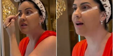 Graciele Lacerda posa em praia ao lado da filha; veja