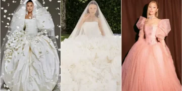 De volta ao clássico: vestidos de noiva estilo bolo confeitado retornam à cena