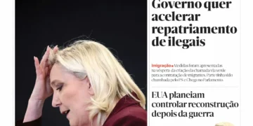 A primeira página do Jornal Económico de 1 de abril