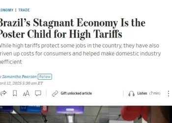 “Garoto-propaganda”: WSJ cita Brasil como exemplo negativo de protecionismo