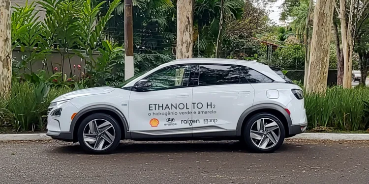 Rodamos com o Nexo, SUV a hidrogênio da Hyundai em projeto no Brasil
