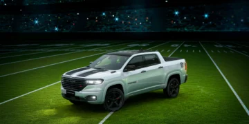 Brasil ganhará primeira edição limitada de picape em parceria com a NFL