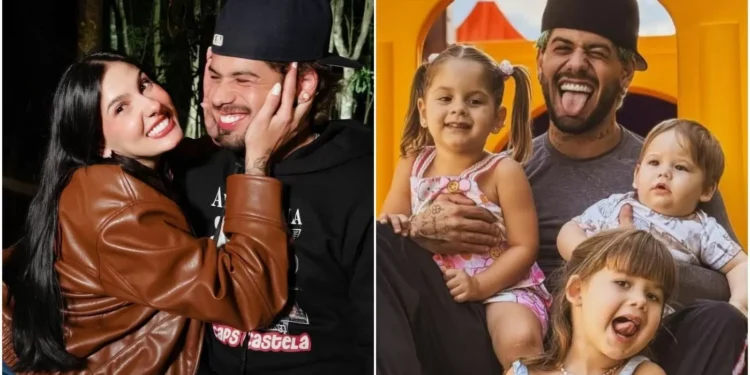 Zé Felipe detalha relação entre Ana Castela e seus filhos com Virginia