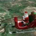 Papai Noel chega ao Brasil em sistema de monitoramento; veja
