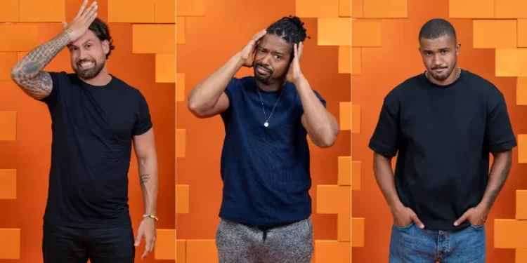 BBB 26: Brígido, Leandro e Matheus disputam 2º Paredão da edição